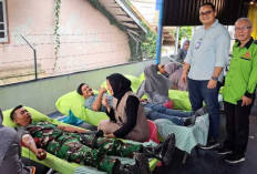 Peringati HUT ke-130 Tahun 2025, BRI Cabang Prabumulih Gelar Donor Darah
