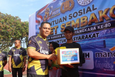 Hari Bhayangkara ke-80, Polres Prabumulih Gelar Turnamen Tenis Kapolres Cup dan Salurkan Bantuan Sosial