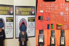 Edarkan Sabu dalam Paket Kecil, Dua Pria di Ibul III Dibekuk Polisi dengan BB 18,88 Gram