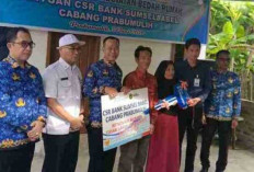 Wujud Nyata Dukungan terhadap Program Pemkot, Bank Sumsel Babel Prabumulih Serahkan Rumah Layak Huni 