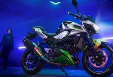 Kawasaki Z500 SE 2027 Punya Warna Baru Mirip Motor Listrik, Tampilan Makin Futuristik! 