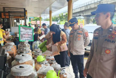 Polisi Turun ke Pasar-Pasar Palembang Jelang Lebaran