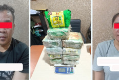 10,3 Kg Sabu Gagal Beredar di Palembang, 2 Pengecer Diringkus