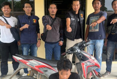 Sempat Buron ke Ogan Ilir, Pelaku Pencurian Motor Modus Ajak Beli Tuak Tim Opsnal Polsek Prabumulih Timur
