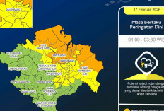 Siang–Malam Sumsel Diguyur Hujan, BMKG Peringatkan Petir dan Angin Kencang
