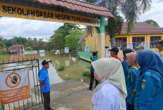 Payuputat Prabumulih Terendam Banjir, Dua SD Negeri Hentikan Tatap Muka dan Beralih ke Daring
