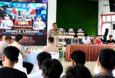 Polres OKI Berikan Ruang Kompetisi Bagi Generasi Muda Melalui Turnamen E-Sport