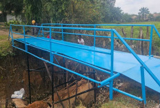 Polres Muba Bangun Jembatan Penghubung Antar Dusun di Lais, Warga Kini Lebih Mudah Beraktivitas