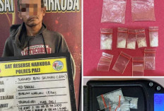 Polres PALI Tangkap Tangan Pengedar Sabu di Jalan Karya Jaya, Satu Pelaku Kabur dan Diburu