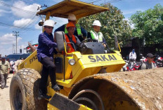 Ground Breaking Jalan Cor Beton Batukuning, Bupati OKU Sampaikan Ucapan Terimakasih Kepada Gubernur Sumsel