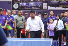 Gubernur Herman Deru Buka Kejuaraan Tenis Meja HDCU Open, Dorong Lahirnya Atlet Berprestasi Sumsel.