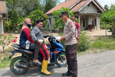Jumat Berkah, Polsek Rambang Bagikan Bubur Kacang Hijau 