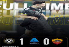 Hasil Udinese vs AS Roma 0-1: Gol Kontroversial Ekkelenkamp Bawa Udinese Kalahkan Roma.