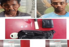 Hendak Pesta Sabu di Kebun Karet, Dua Sekawan Pengangguran Ditangkap Satresnarkoba Polres Prabumulih