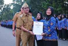 Ratu Dewa Lantik 2.037 PPPK Paruh Waktu Kota Palembang, Sempat Ceritakan Kisah Inspiratif