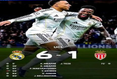 Hasil Real Madrid vs Monaco: Real Madrid Pesta Gol Bantai Monaco 6-1.