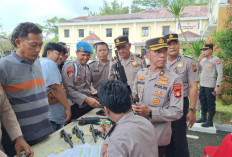 Lakukan Pengecekan Senpi dan Kendaraan Operasional Anggota