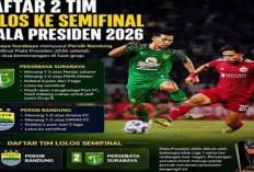 Hasil Piala Presiden 2026: Persib Bandung & Persebaya Surabaya Resmi Lolos Semifinal. 