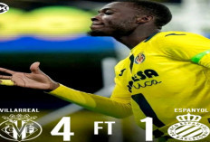 Villarreal Pesta Gol ke Gawang Espanyol, Kokoh di Zona Liga Champions LaLiga.