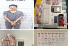 Polres Lahat Ungkap Kasus Keempat dalam Satu Pekan, Bandar Sabu 22 Paket di Merapi Timur Dibekuk