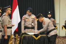 Pimpin Sertijab PJU dan Kapolres, Kapolda Sumsel Tegaskan Komitmen Kawal Program Prioritas Presiden